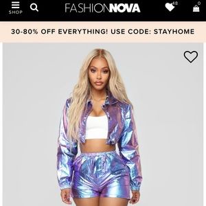 Mermaid Nylon Lounge Set - Turqouise Fashionnova